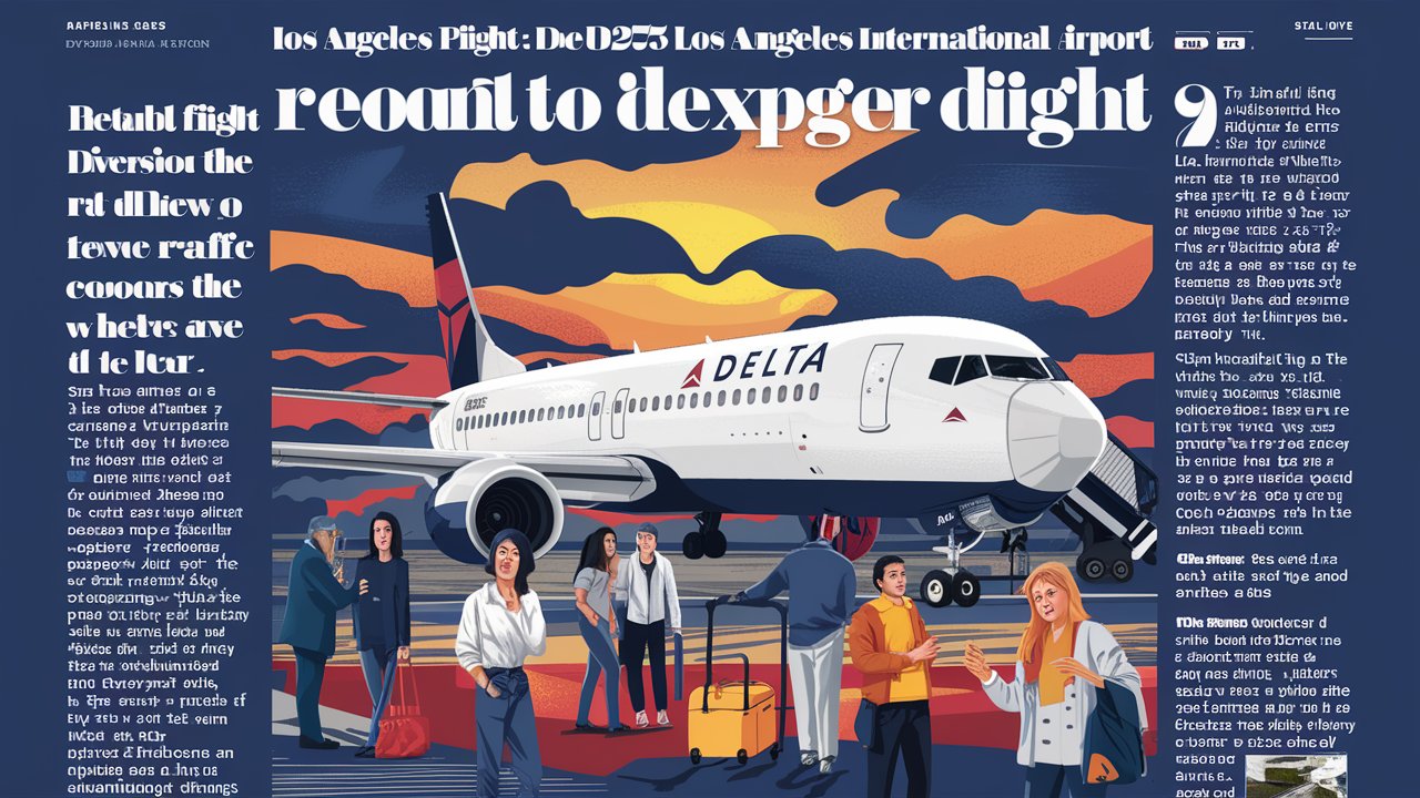 Delta Flight DL275 Diverted to LAX Today